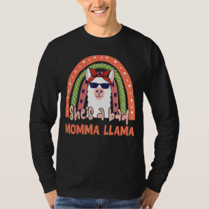 Sie ist ein schlechter Momma Llama für den Müttert T-Shirt