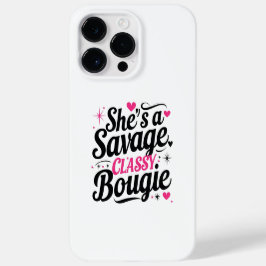 Sie ist ein sparsames, kluges Bougie - Sassy Zitat Case-Mate iPhone 14 Pro Max Hülle