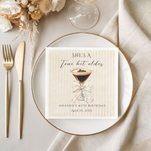 Sie ist ein Tini bisschen älter Espresso Martini G Serviette