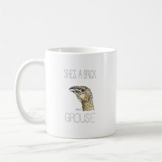 Sie ist ein Ziegelbaum (Großzüchter) Kaffeetasse