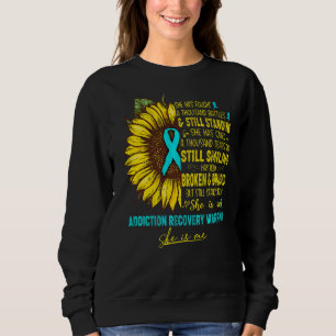 Sie ist eine Kriegerin für die Erholung des Addict Sweatshirt