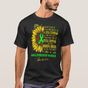 Sie ist eine manische Depressionskriegerin, die ic T-Shirt
