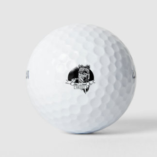 Sie ist eine schlechte Alpakamutter Golfball