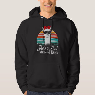 Sie ist eine schlechte Mama Llama Womens Mütter Da Hoodie