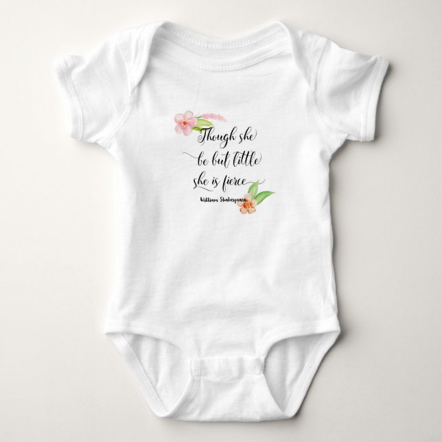 Sie ist erbittert baby strampler (Vorderseite)