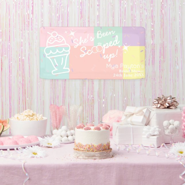 Sie ist erschossen! Eiscreme-Brautparty Banner (Party)