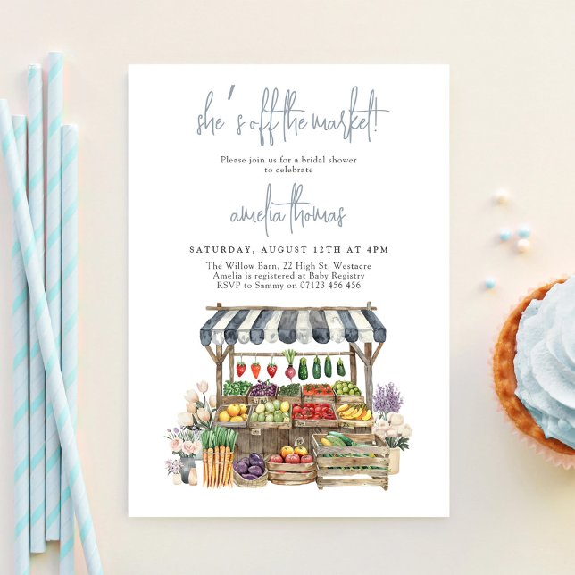 Sie ist frisch vom Brautparty des Marktes Einladung (Von Creator hochgeladen)