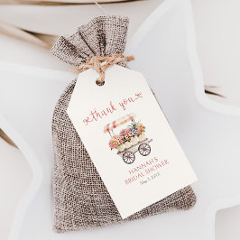 Sie ist frisch vom Brautparty des Marktes Geschenkanhänger