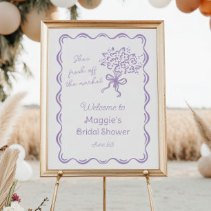 Sie ist frisch vom Markt-Bridal-Willkommen Poster