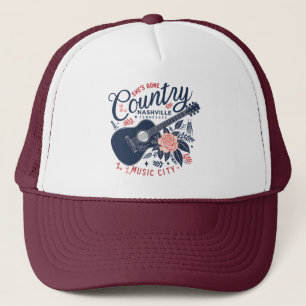 Sie ist Gone Country Nashville Tennessee Truckerkappe