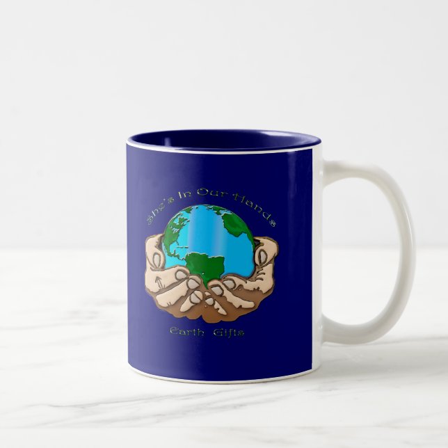 SIE IST IN UNSERER HANDS-Sammlung Zweifarbige Tasse (Rechts)