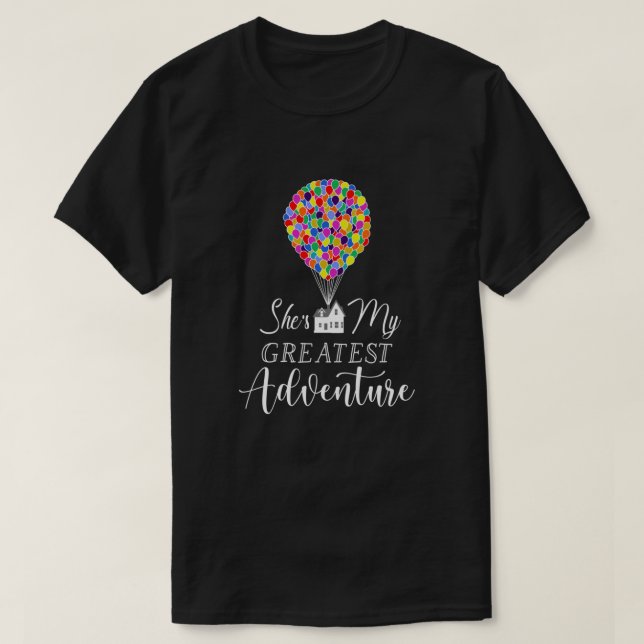 Sie ist mein Bestes Abenteuer T-Shirt (Design vorne)