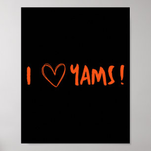 Sie ist mein Süßkartoffel Ich liebe Yams Paare Tha Poster