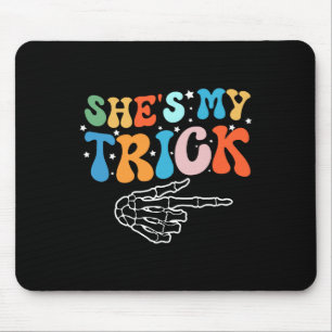 Sie ist mein Trick Hes ist meine Leckerei Hallowee Mousepad