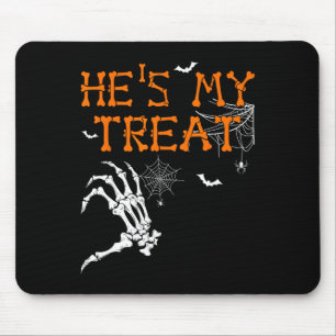 Sie ist mein Trick Hes ist meine Leckerei Hallowee Mousepad