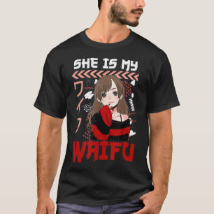 Sie ist mein Waifu Er ist mein Senpai Anime Manga T-Shirt