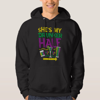 Sie ist meine betrunkenere Hälfte Matching-Paar Fr Hoodie