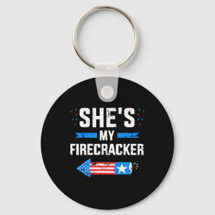 Sie ist meine Firecracker-Matching-Partnerin für d Schlüsselanhänger