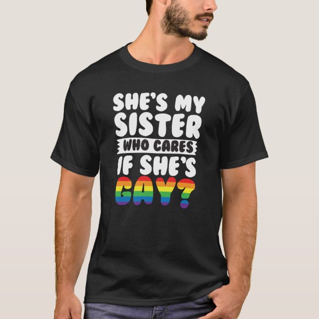 Sie ist meine Schwester, die sich interessiert, T-Shirt (Vorderseite)