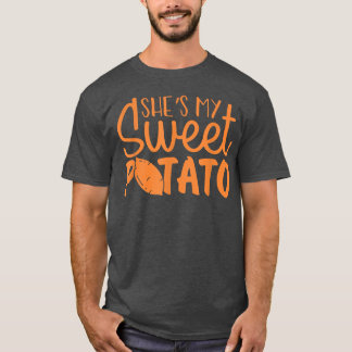 Sie ist meine süße Kartoffel I Yam Set Paare Thank T-Shirt