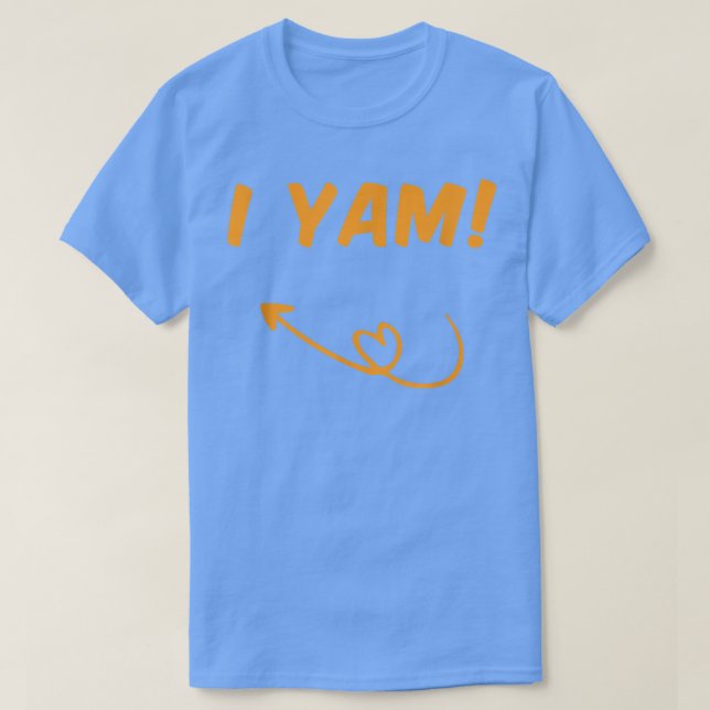Sie ist meine süße Kartoffel I Yam Set Paare Thank T-Shirt (Design vorne)