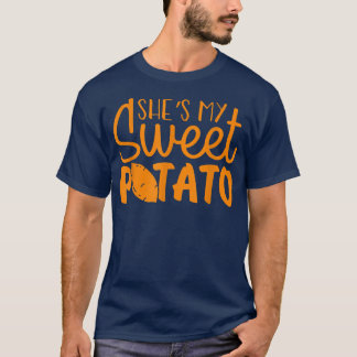 Sie ist meine süße Kartoffel, ich Yam Erntedank Co T-Shirt