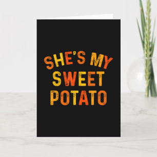 Sie ist meine Süßkartoffel I Yam Thanksgiving pass Karte
