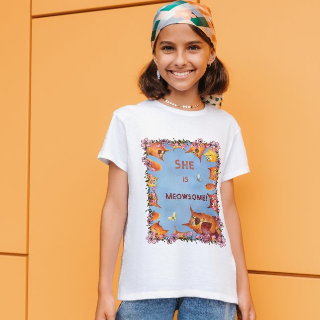 Sie ist Meowsome! T-Shirt (Von Creator hochgeladen)