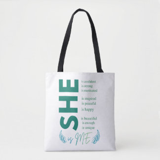 SIE Ist Mich Inspirierende Frauen-Empowerment-Swea Tasche