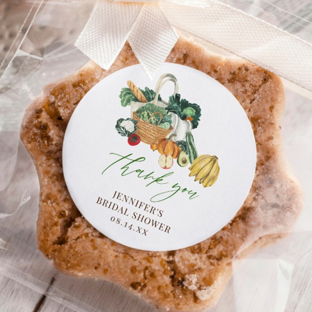 Sie ist neu vom Brautparty des Marktes, danke Runder Aufkleber (Von Creator hochgeladen)