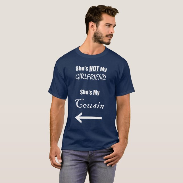 Sie ist NICHT mein Freundin-T-Shirt T-Shirt (Vorne ganz)