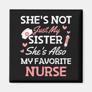 Sie ist nicht meine Schwester, meine Lieblingskran Magnet