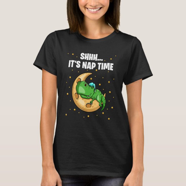 Sie ist Nickerchen Time Sleepy Rex T-Shirt (Vorderseite)