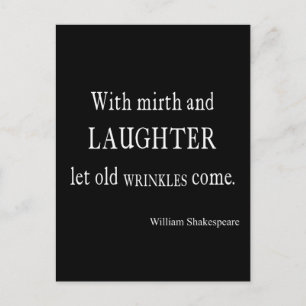 Sie ist nur wenig sie ist Fierce Shakespeare Zitat Postkarte
