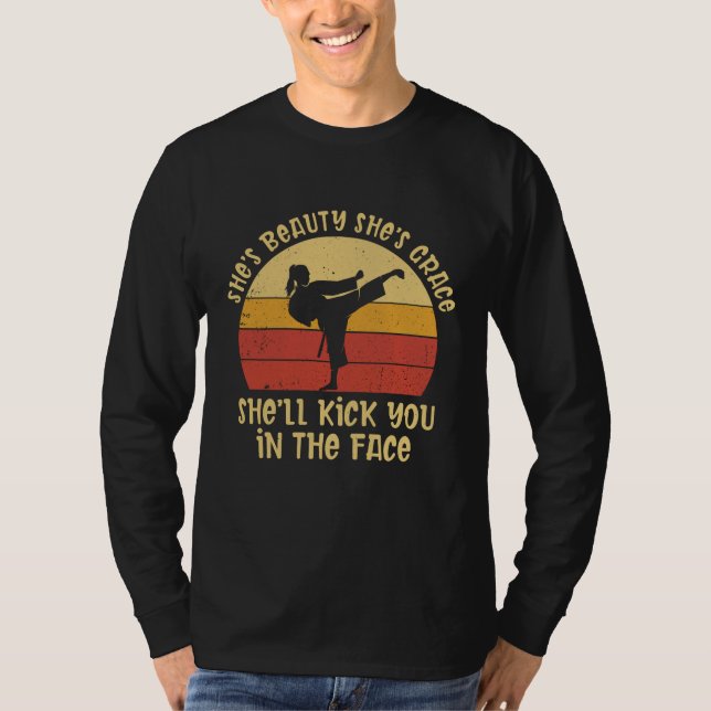 Sie ist schön, dass sie dich im Fach tötet T-Shirt (Vorderseite)