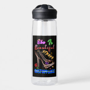 Sie ist schön stark unaufhaltsam trinkflasche