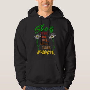 Sie ist stark, ängstlich, warm liebende geduldige hoodie