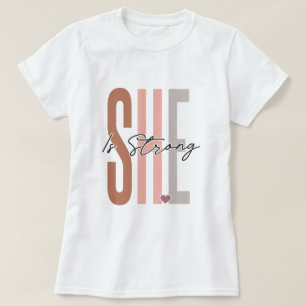 Sie ist stark inspirierend T - Shirt Design