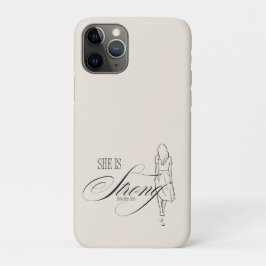 Sie ist starke Sprichwörter 31:25 Case-Mate iPhone Hülle