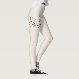 Sie ist starke Sprichwörter 31:25 Leggings