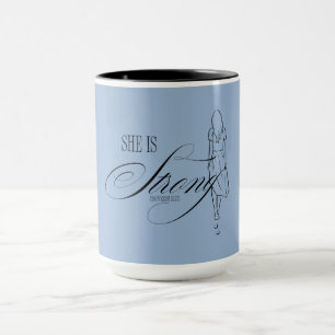 Sie ist starke Sprichwörter 31:25 Tasse