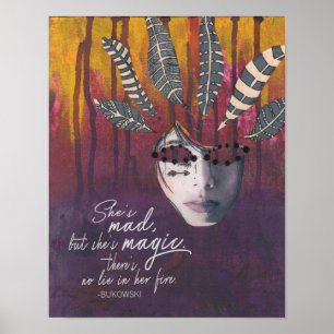 Sie ist verrückt, aber sie ist Magie Poster