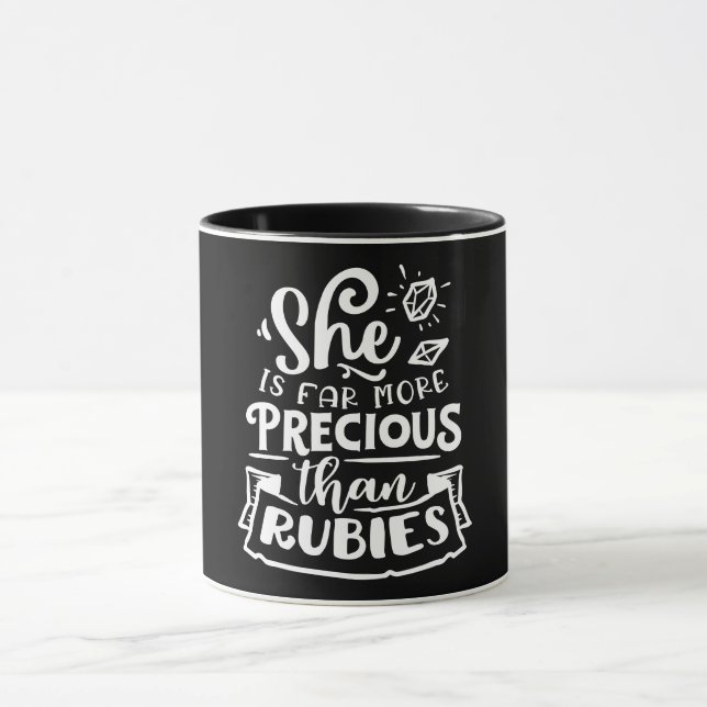 Sie ist viel Wertvoller als Rubien Tasse (Zentrum)