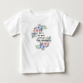 Sie ist viel Wertvoller als Rubies Baby T-shirt