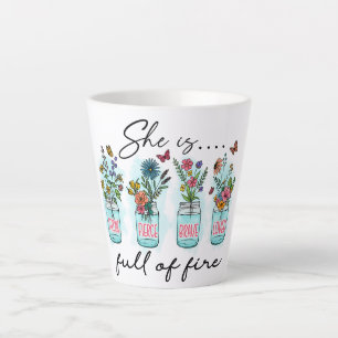 Sie ist voller Feuer - lebendige Ermächtigung durc Milchtasse