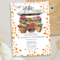 Sie ist vom Brautparty der Herbstlaub des Marktes