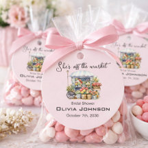 Sie ist vom Market Pink Floral Brautparty