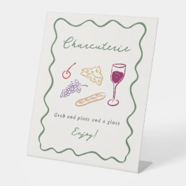 Sie ist vom Markt abgezogen, kühl und whimsical Ha Sockelschild