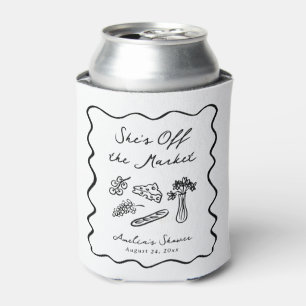 Sie ist vom Markt Bold & Whimsical Handgezeichnet Dosenkühler