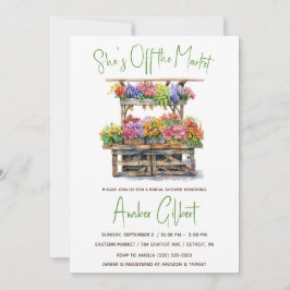 Sie ist vom Markt der Brautdusche eingeladen Einladung